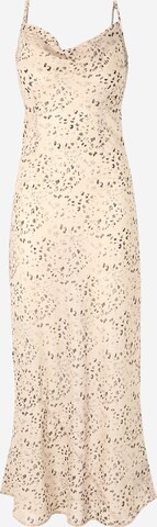 Nasty Gal Jurk 'Georgette' in Beige: voorkant