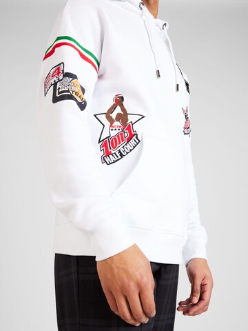 19V69 ITALIA Sweatshirt 'NBA' in Weiß