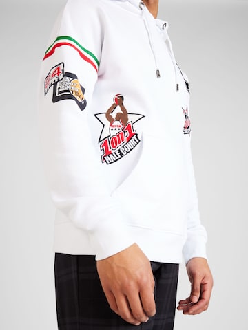 19V69 ITALIA Sweatshirt 'NBA' in Weiß
