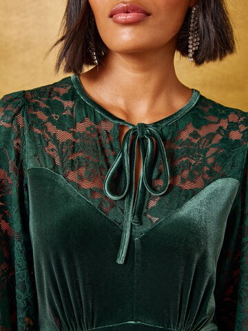 love & roses - Vestido en verde