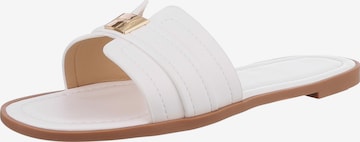 Ital-Design Pantolette in Weiß: Vorderseite