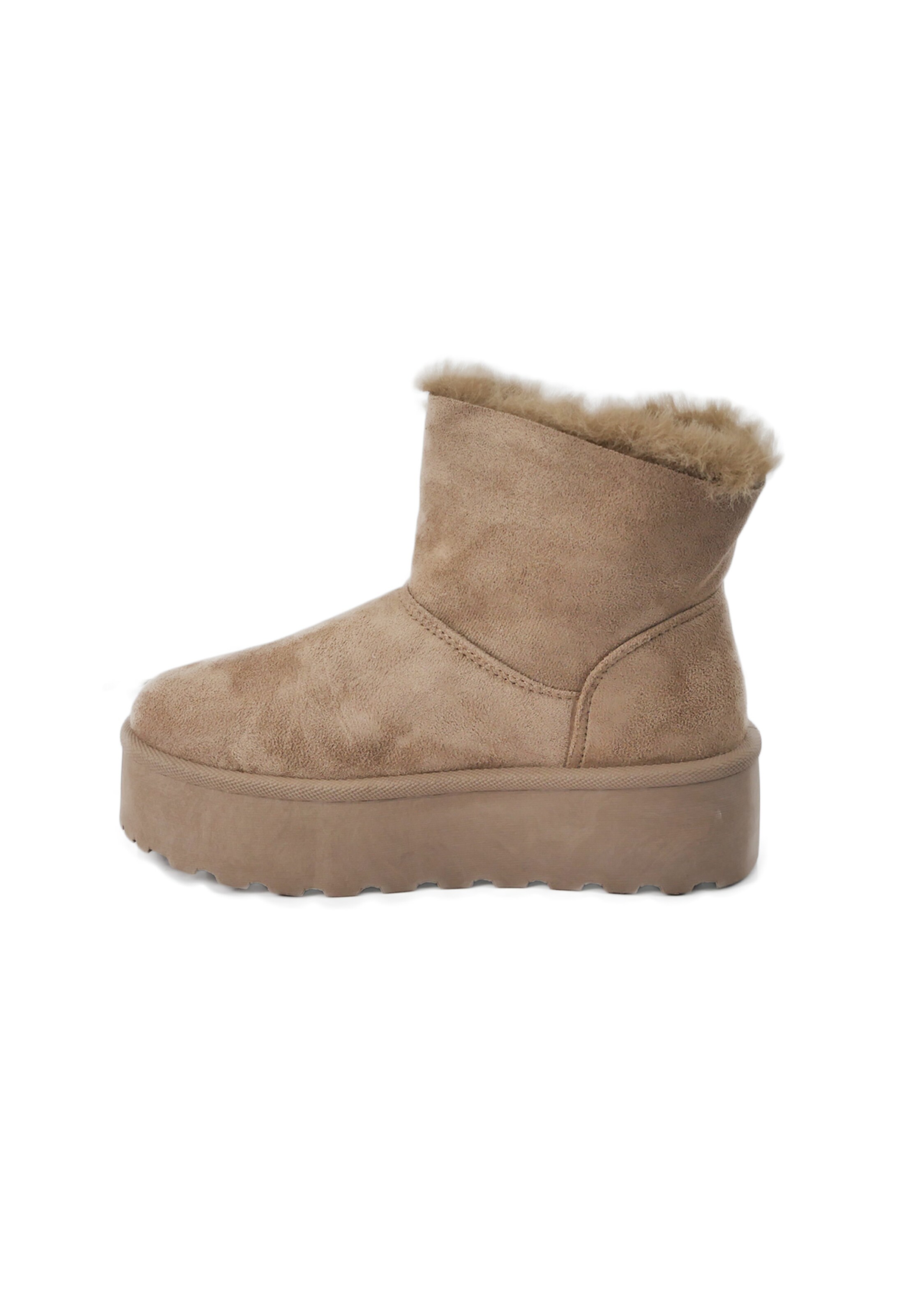 Elara Boots in Beige: Vorderseite