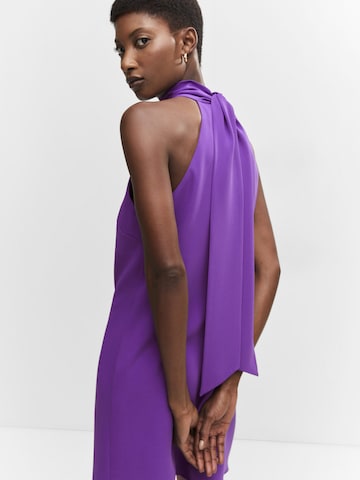 MANGO Cocktail Dress 'CHARLOT' in Purple