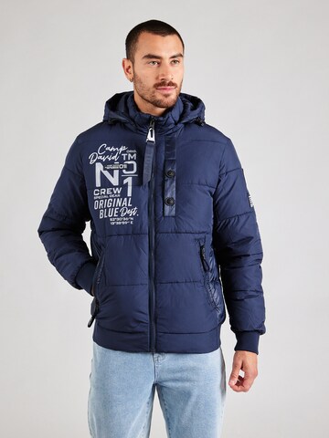 CAMP DAVID Jacke in Blau: Vorderseite