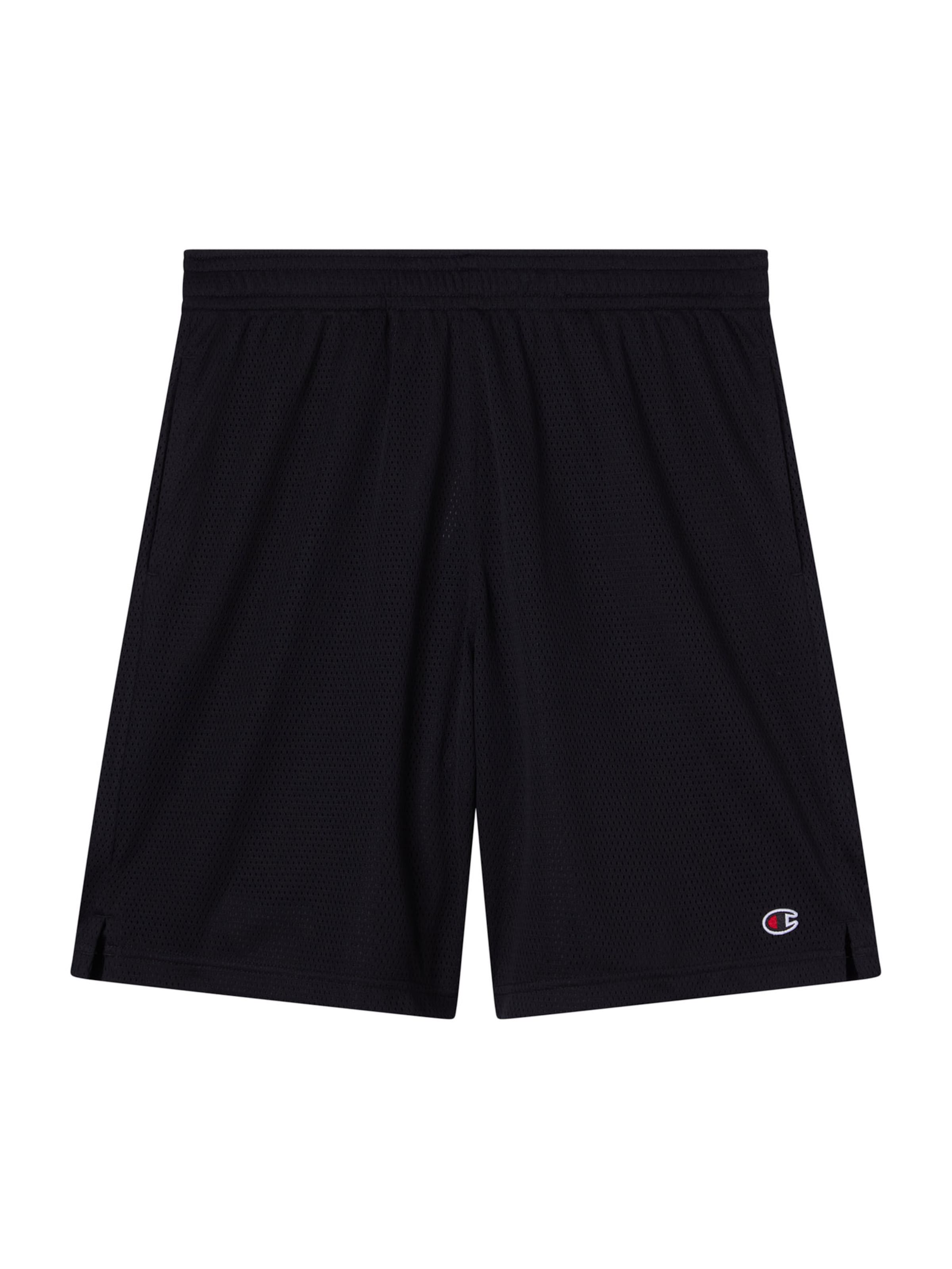 juoda Champion Authentic Athletic Apparel Laisvas Kelnės: priekis