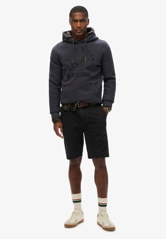 Superdry Sweatshirt 'Black' in Grey