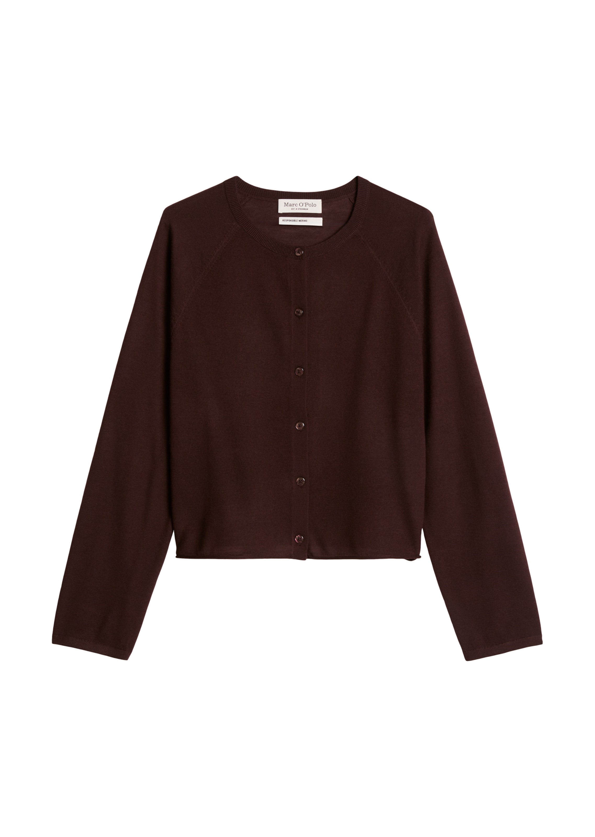 Marc O'Polo Knit cardigan in Brown: front