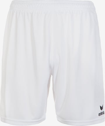 ERIMA Regular Workout Pants 'Rio 2.0' in White: front