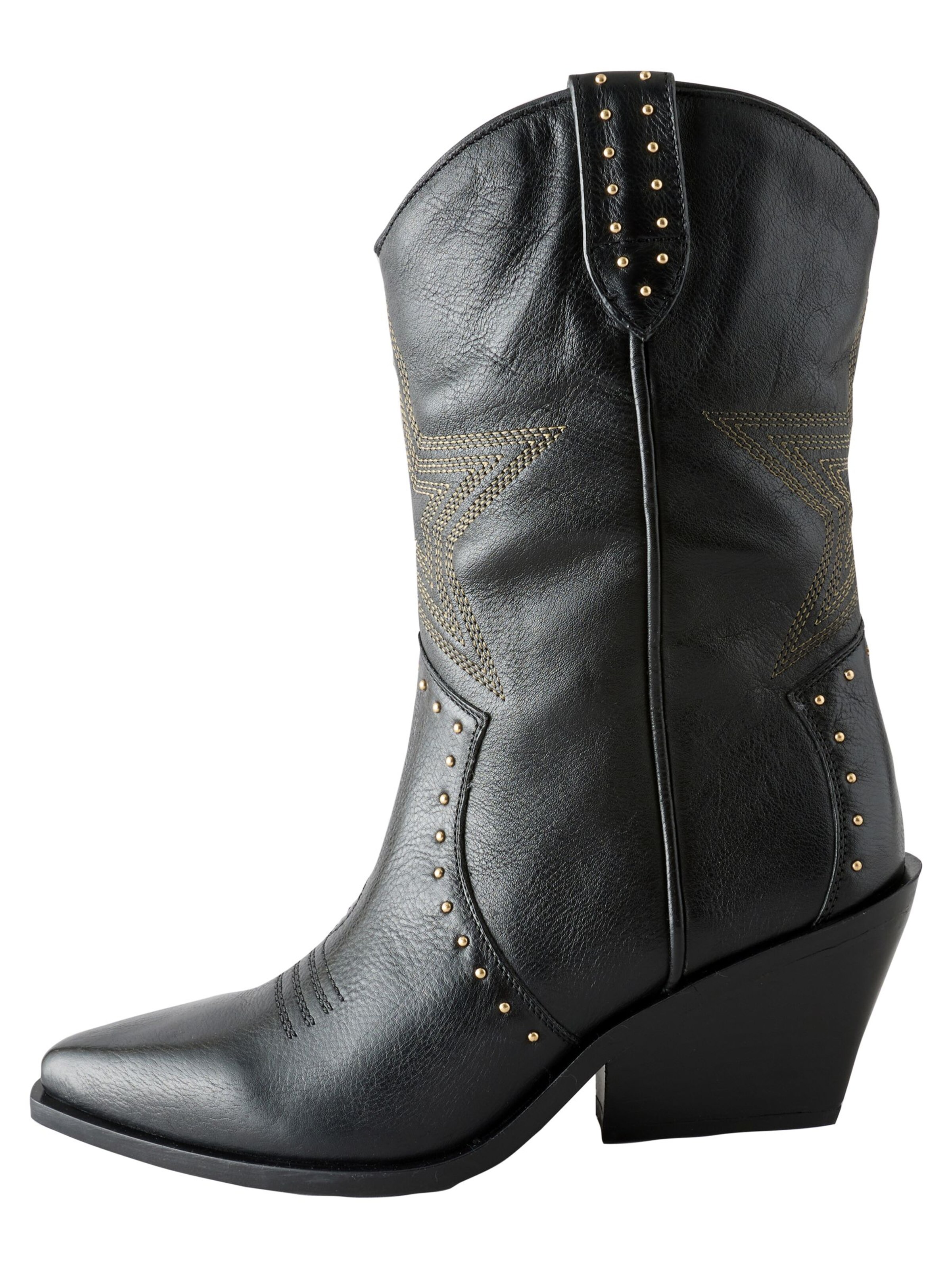 Bottes de cowboy 'Stern' Next en noir : devant