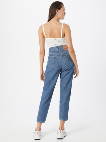 LEVI'S ® - Tapered Calças de ganga 'High Waisted Mom' em azul