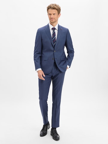 ROY ROBSON Slim fit Pleated Pants in Blue