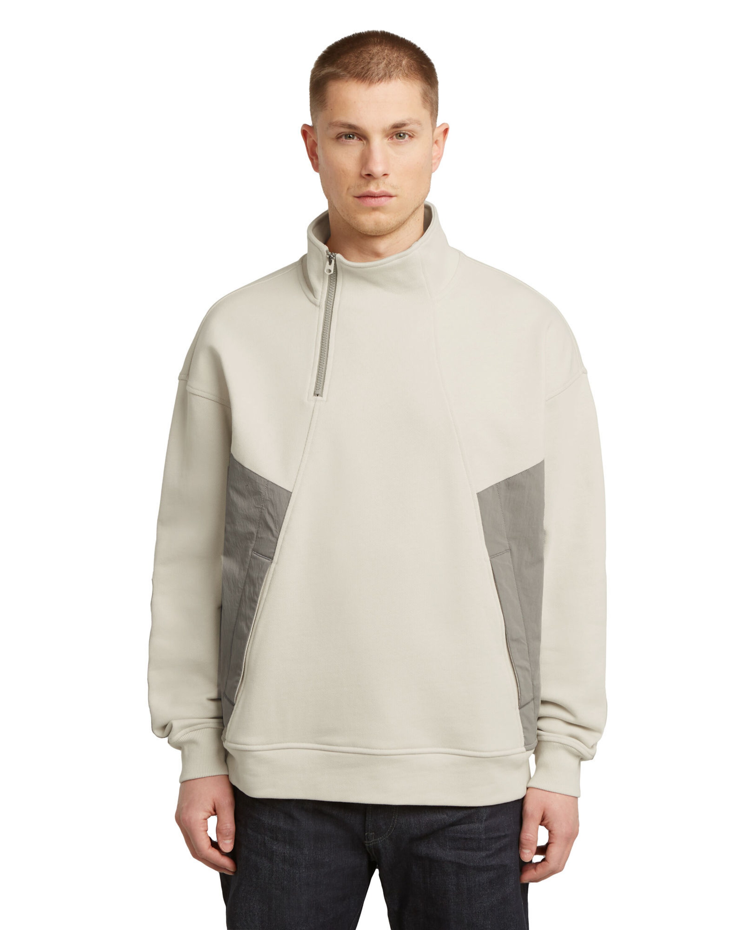 G-STAR Sweatshirt in Wit: voorkant