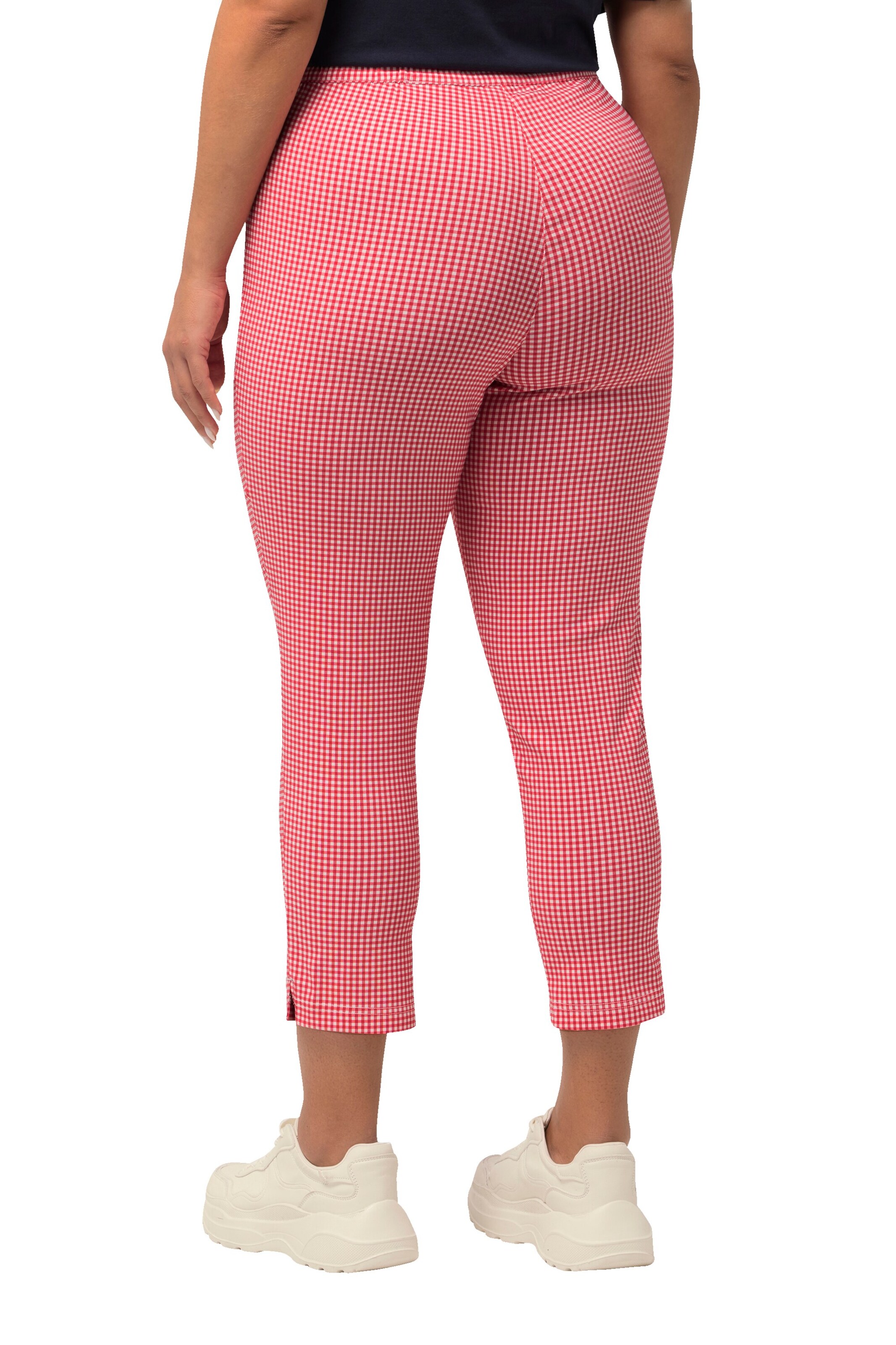 Ulla Popken Slim fit Trousers 'Sienna ' in Pink