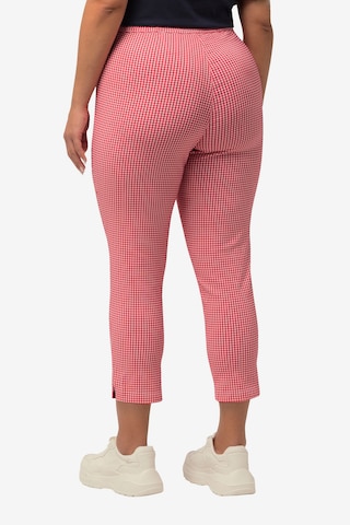 Ulla Popken Slim fit Pants 'Sienna ' in Pink