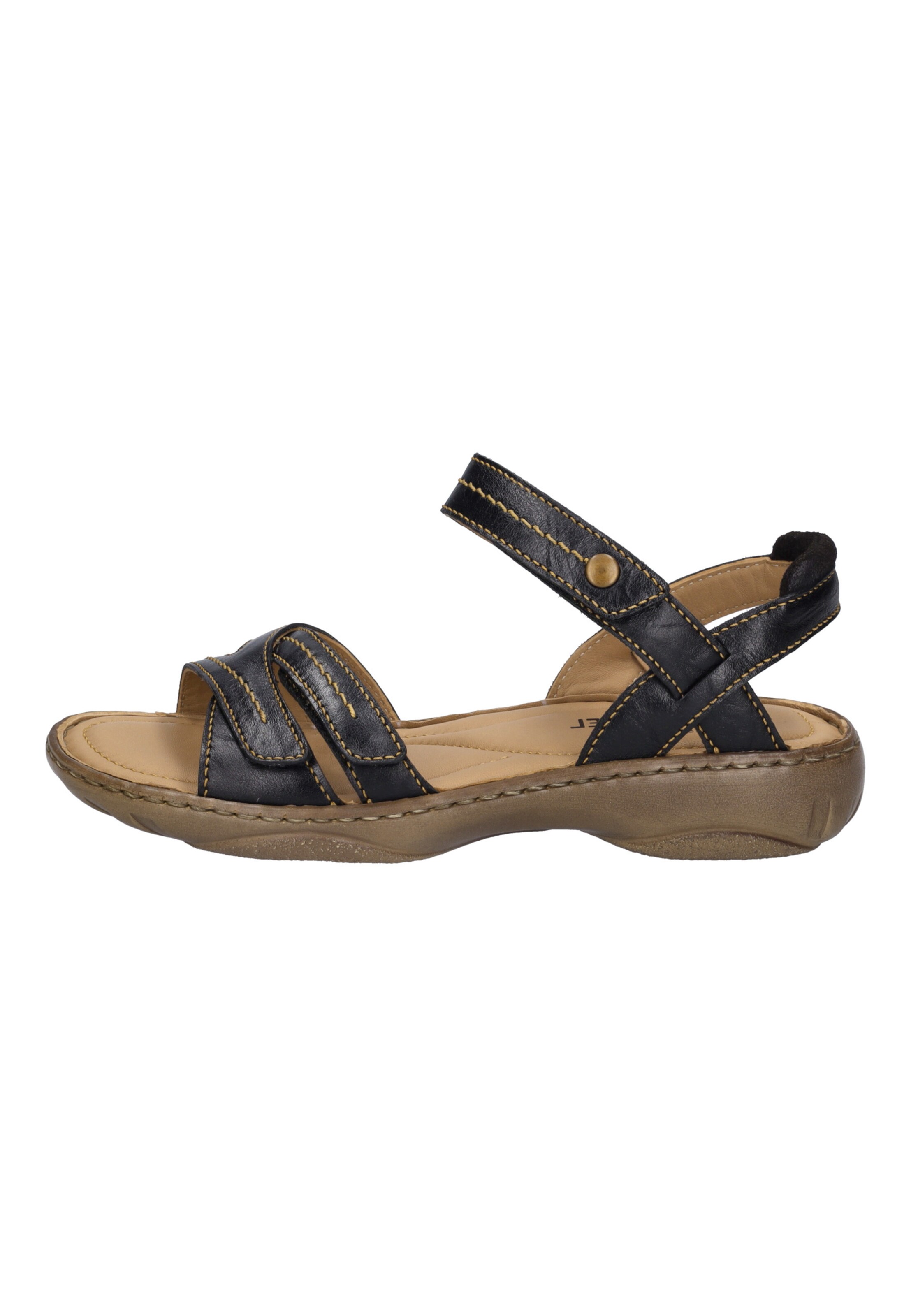 JOSEF SEIBEL Sandaal 'Debra 62' in Zwart: voorkant