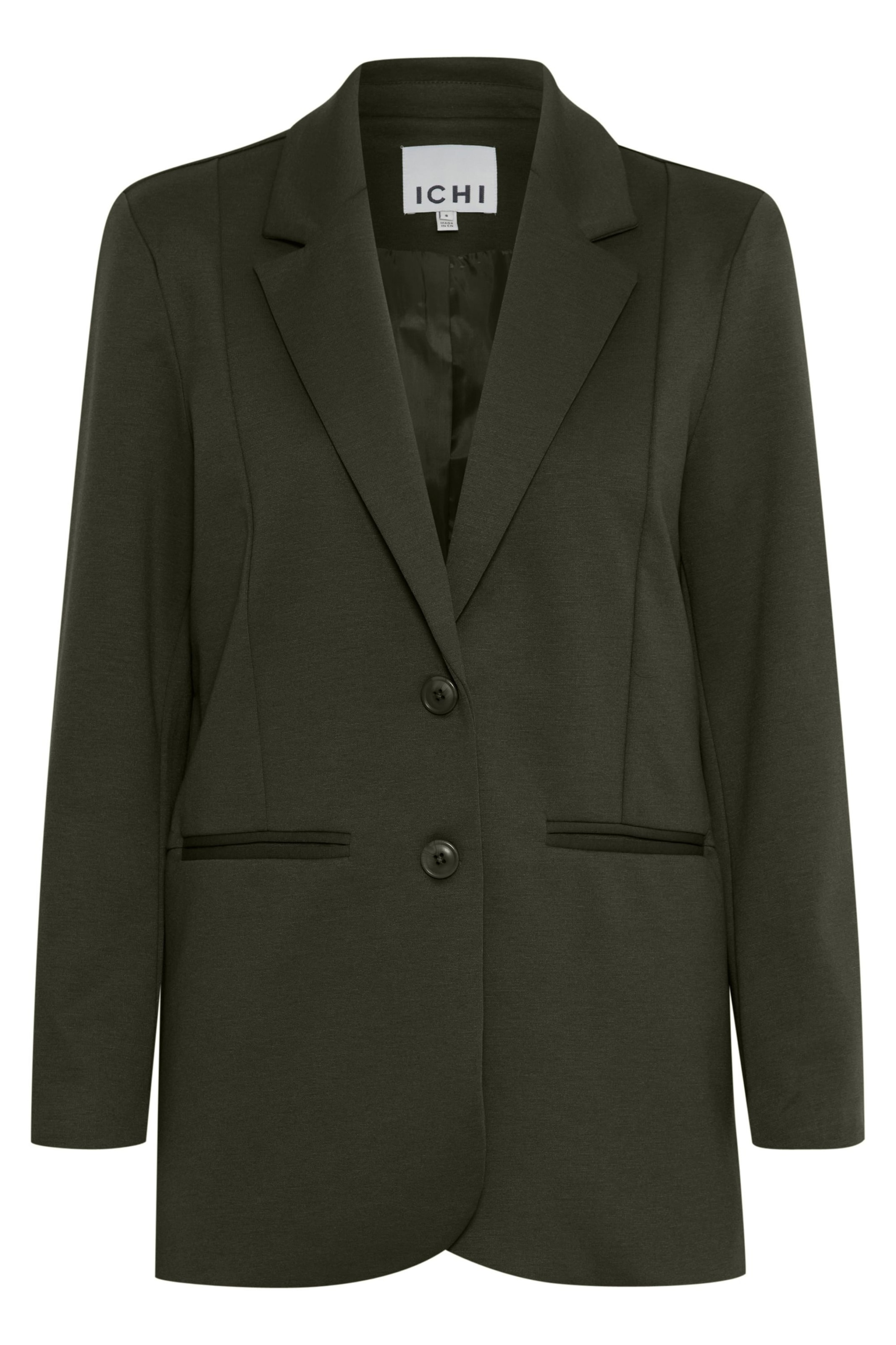 ICHI Blazers 'Kate' in Groen: voorkant