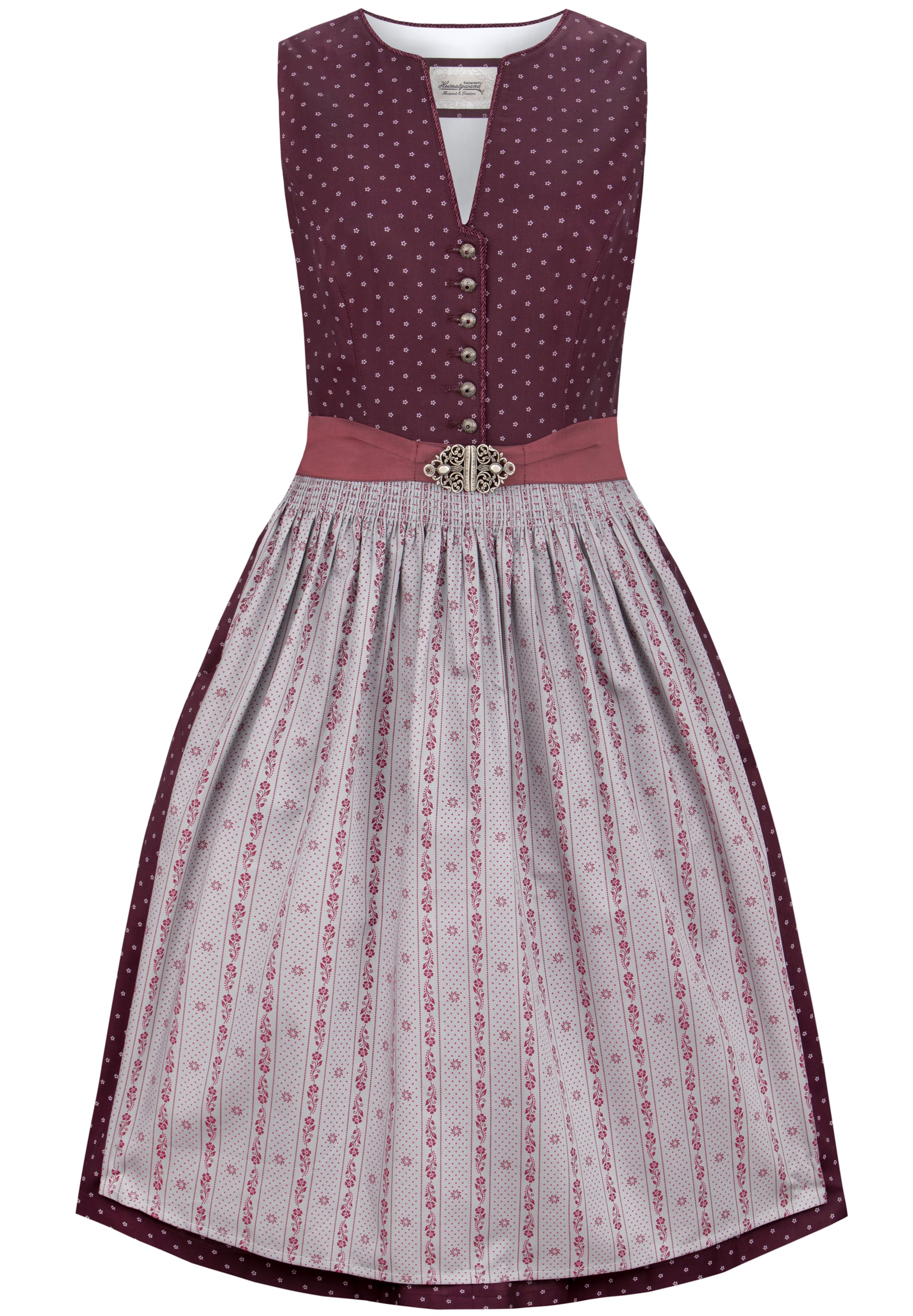 STOCKERPOINT Dirndl Heidi in Rot: Vorderseite
