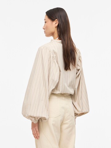 ROUGE EDIT Bluse in Beige