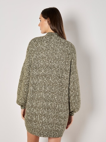 Apricot Knit dress in Green