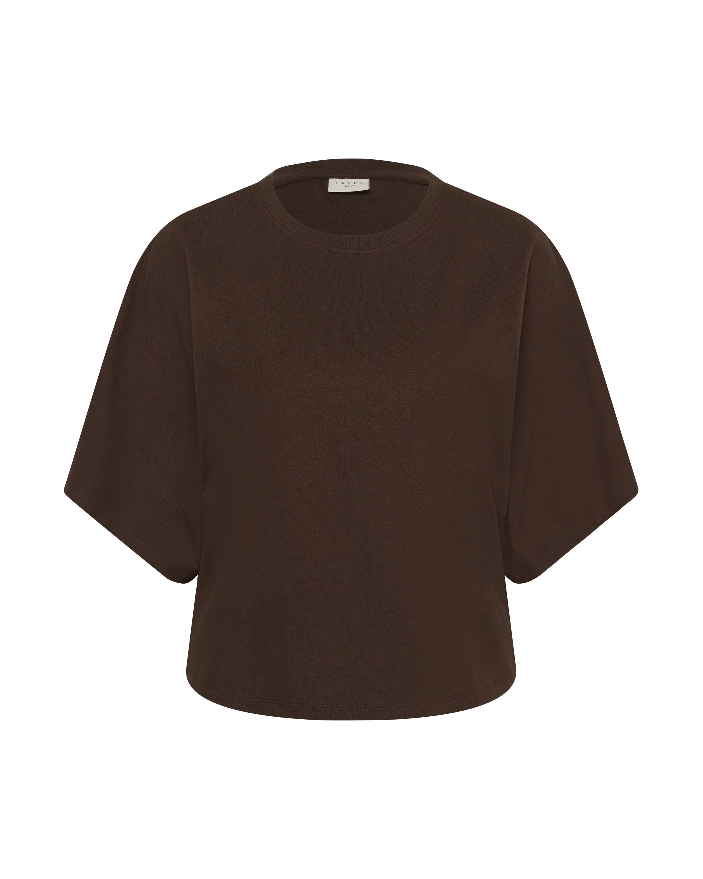 KAFFE CURVE Blus 'KCStormi' i brun: framsida