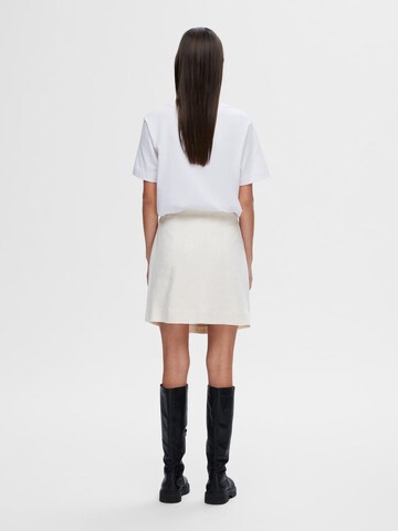 Jupe 'Viva' SELECTED en beige