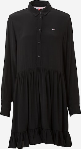 Tommy Jeans Sukienka koszulowa w kolorze czarny: przód