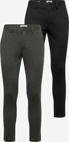 JACK & JONES Slimfit Chino nadrág - szürke: elől