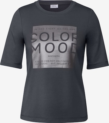 CECIL T-Shirt in Grau: Vorderseite