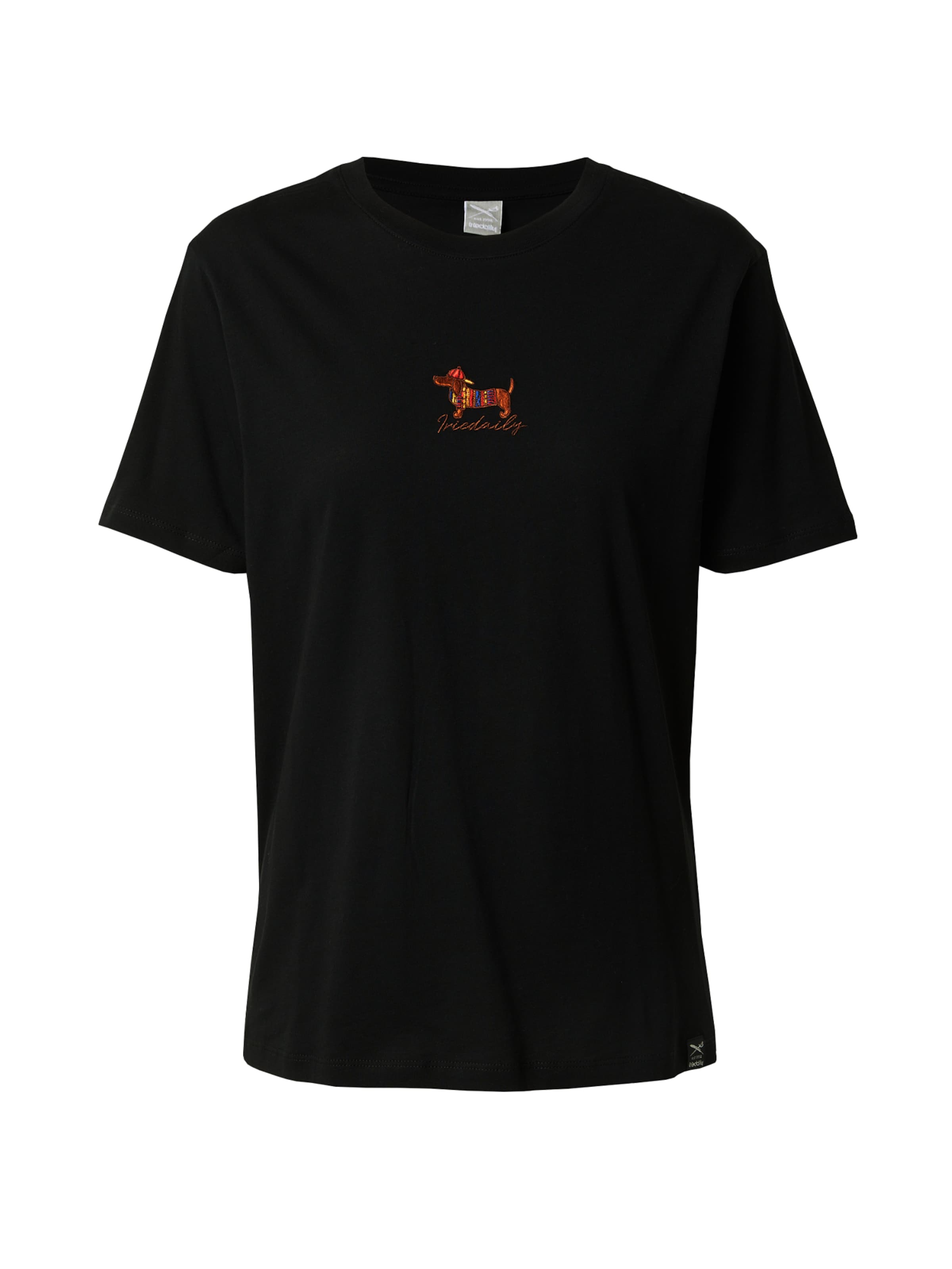 Iriedaily T-shirt 'Dacksi' en mélange de couleurs / noir, Vue avec produit