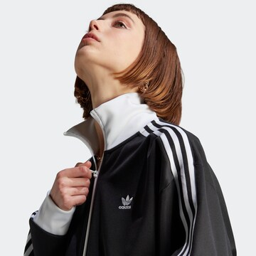 ADIDAS ORIGINALS Sweat jacket 'Adicolor Classics' in Black: front