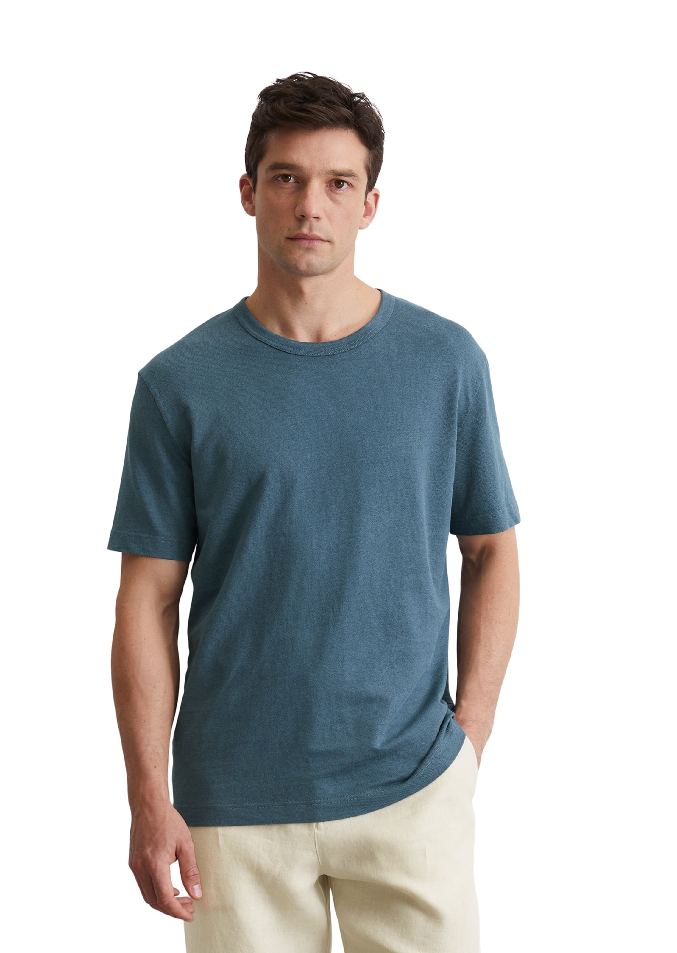 T-Shirt Marc O'Polo en bleu : devant