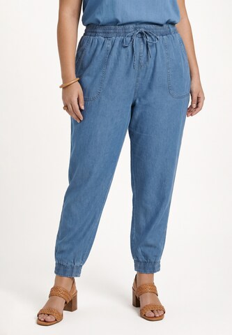 joella - Tapered Vaquero en azul: frente