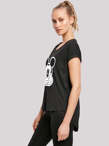 F4NT4STIC Shirt 'Disney Micky Maus Don’t Speak' in Zwart