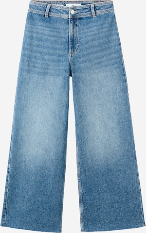 MANGO Wide Leg Farkut 'CATHERIN' värissä sininen: etupuoli