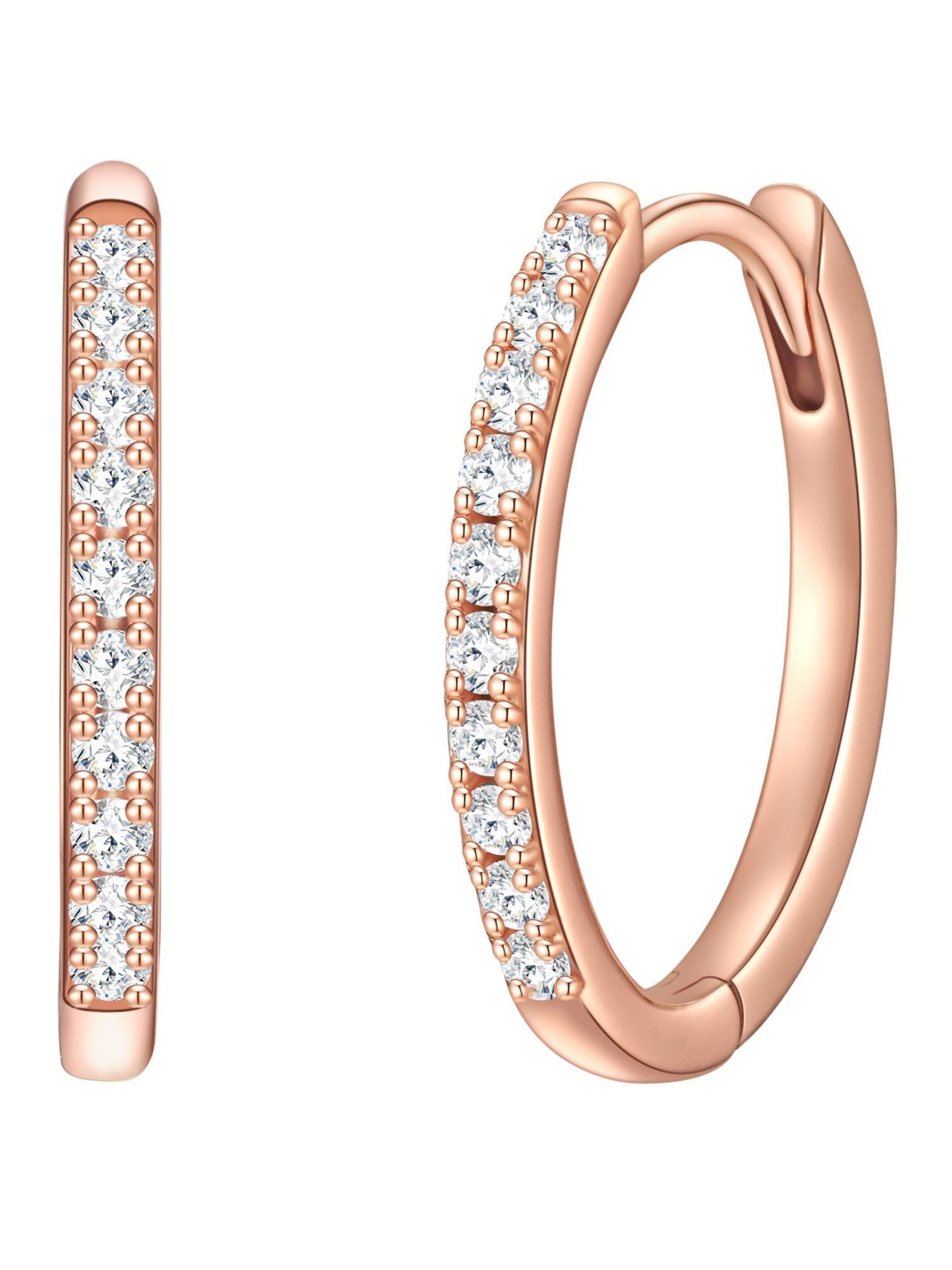 Boucles d'oreilles Glanzstücke München en or : devant