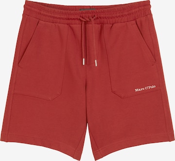 Marc O'Polo Trousers in Red: front