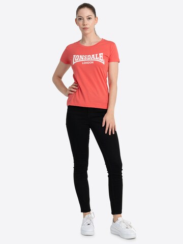 LONSDALE Koszulka 'Cartmel' w kolorze pomarańczowy