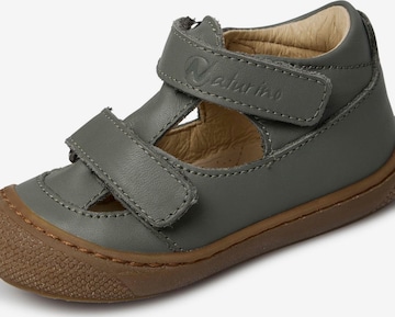 NATURINO Offene Schuhe 'PUFFY' in Grün: Vorderseite