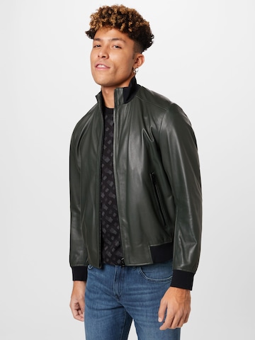 BOSS Black Between-season jacket 'Manoel' in Green: front