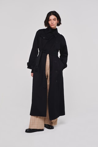 Aligne Between-Seasons Coat 'GILDA' in Black: front