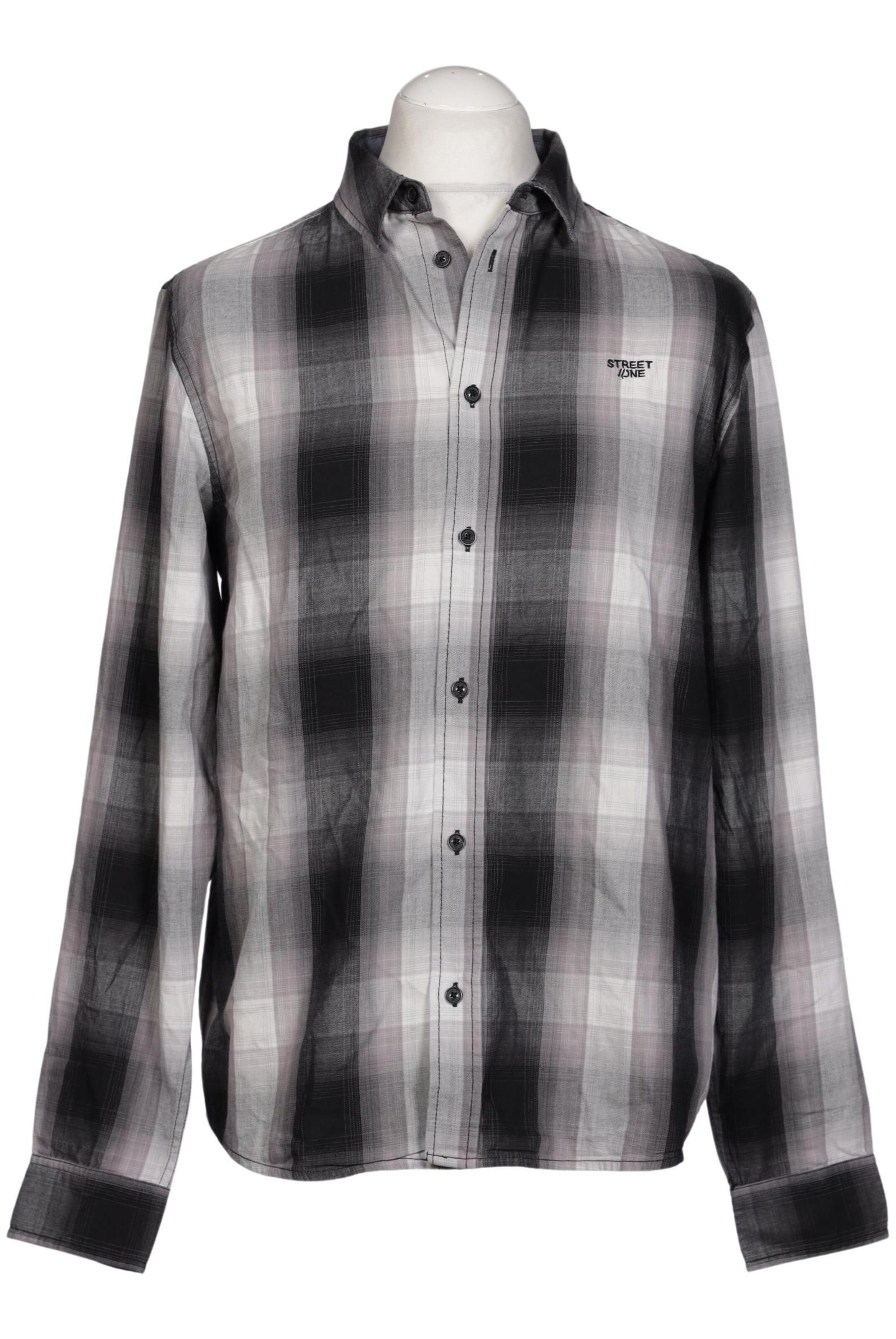 STREET ONE Button Up Shirt in M in Mixed colors: front