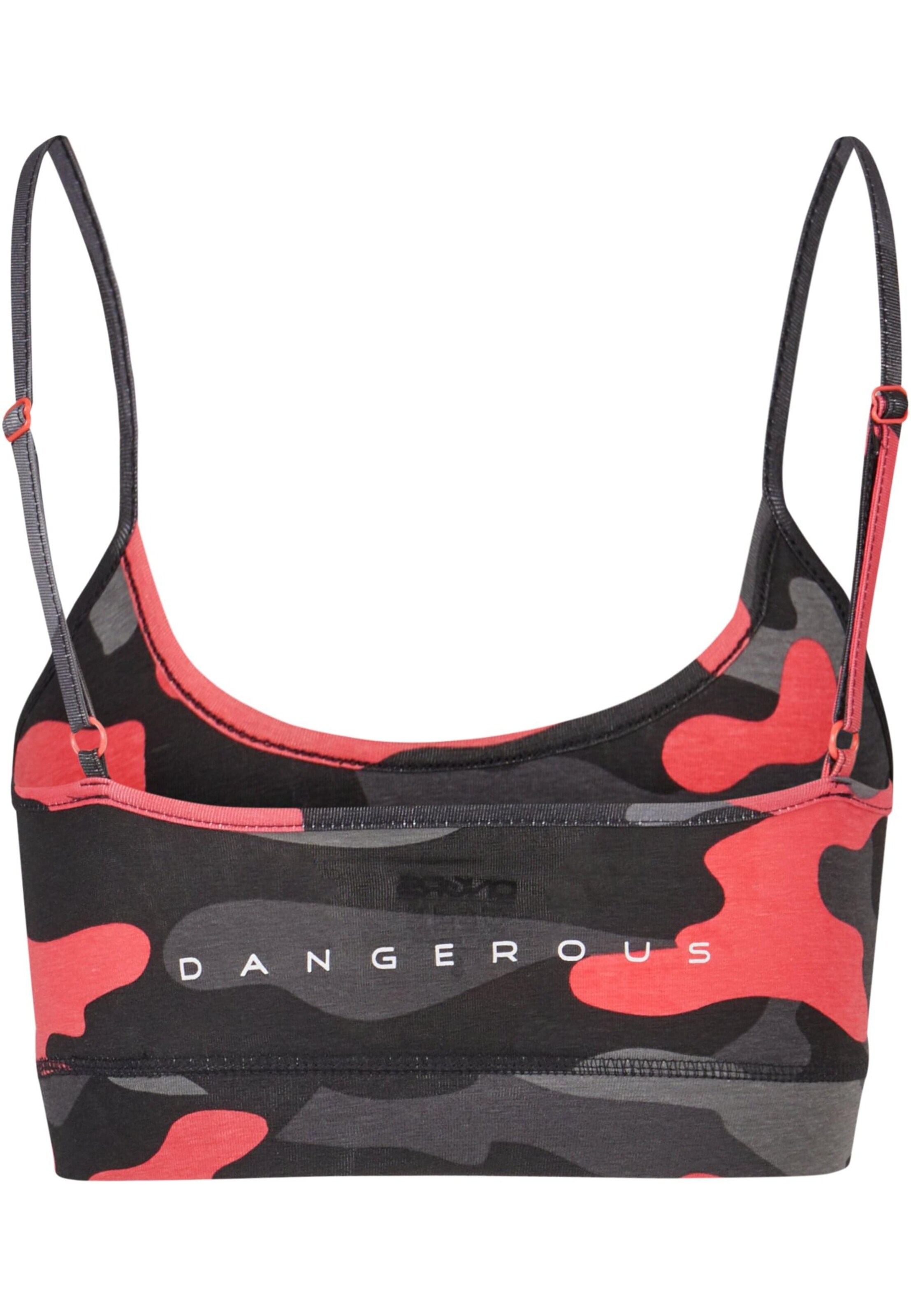 Dangerous DNGRS Bustier Biustonosz 'Trust ' w kolorze czarny