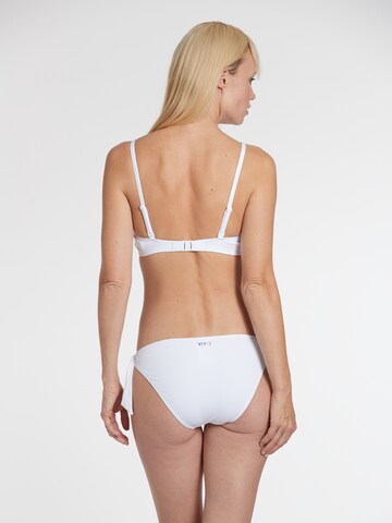 VIVID - Bustier Top de bikini en blanco
