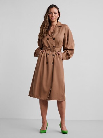 Y.A.S Between-Seasons Coat 'Ida' in Brown