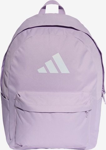 ADIDAS PERFORMANCE Sports backpack 'Classic' in Purple: front