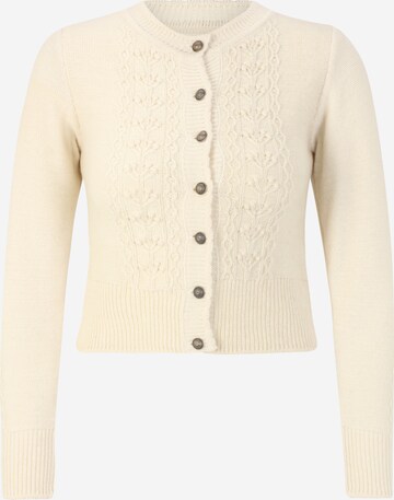 Krüger Madl Knit Cardigan in Beige: front