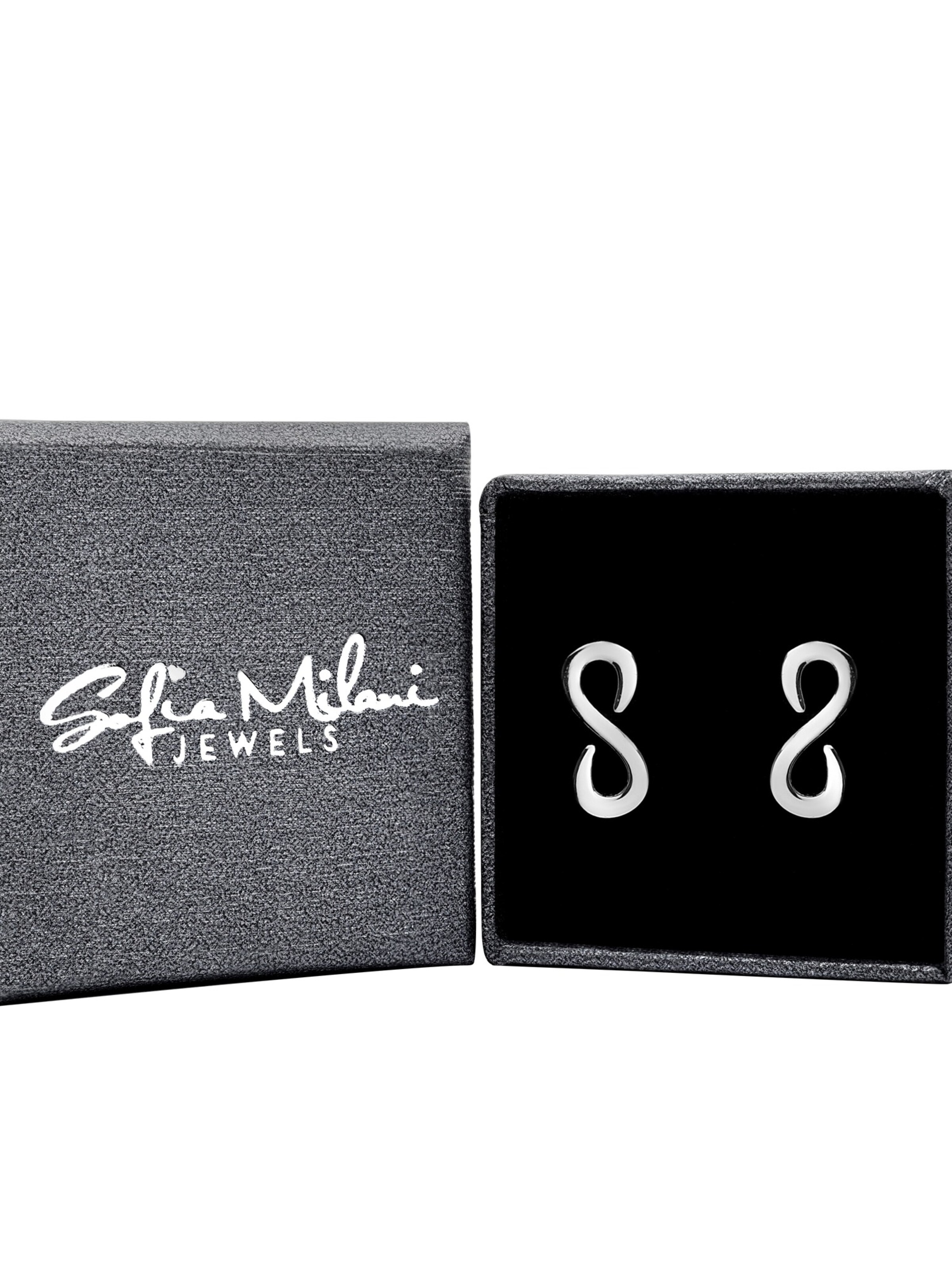 Sofia Milani Ohrringe 'Infinity'‌‌‌‌‌‌‌‌ in Silber