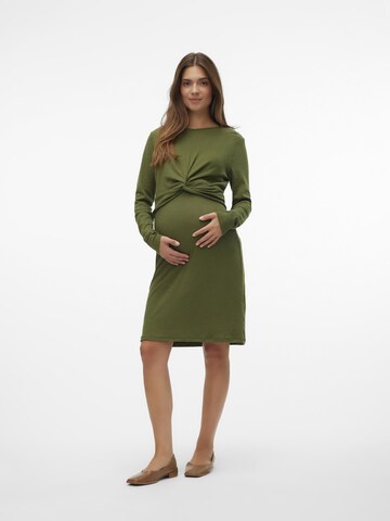 MAMALICIOUS Kleid 'MLFREDERIKKE JUNE' in Grün