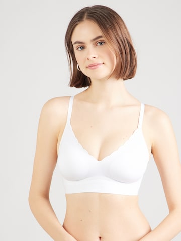 Skiny Kolmnurk Rinnahoidja, värv valge: eest vaates