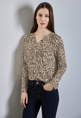 STREET ONE Bluse in Beige: Vorderseite